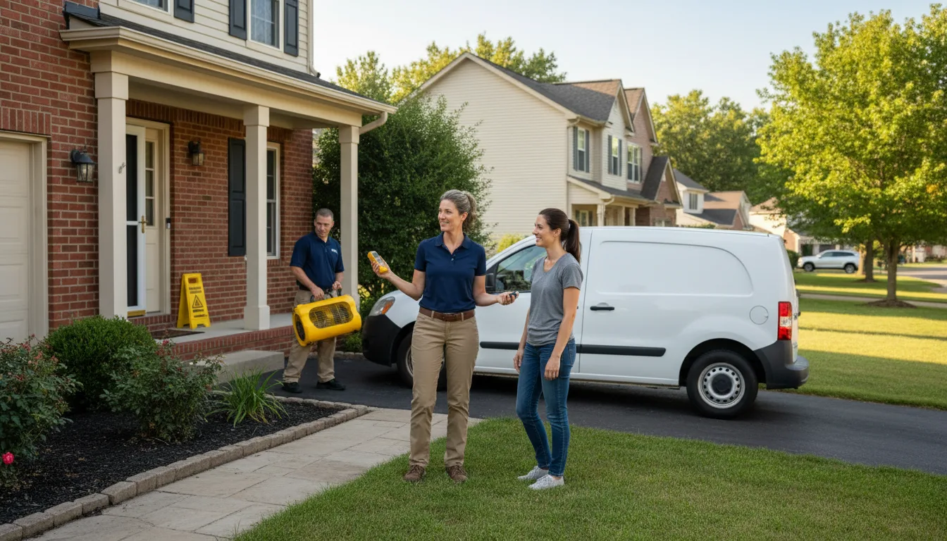 Residential water damage restoration in Lame Deer, MT